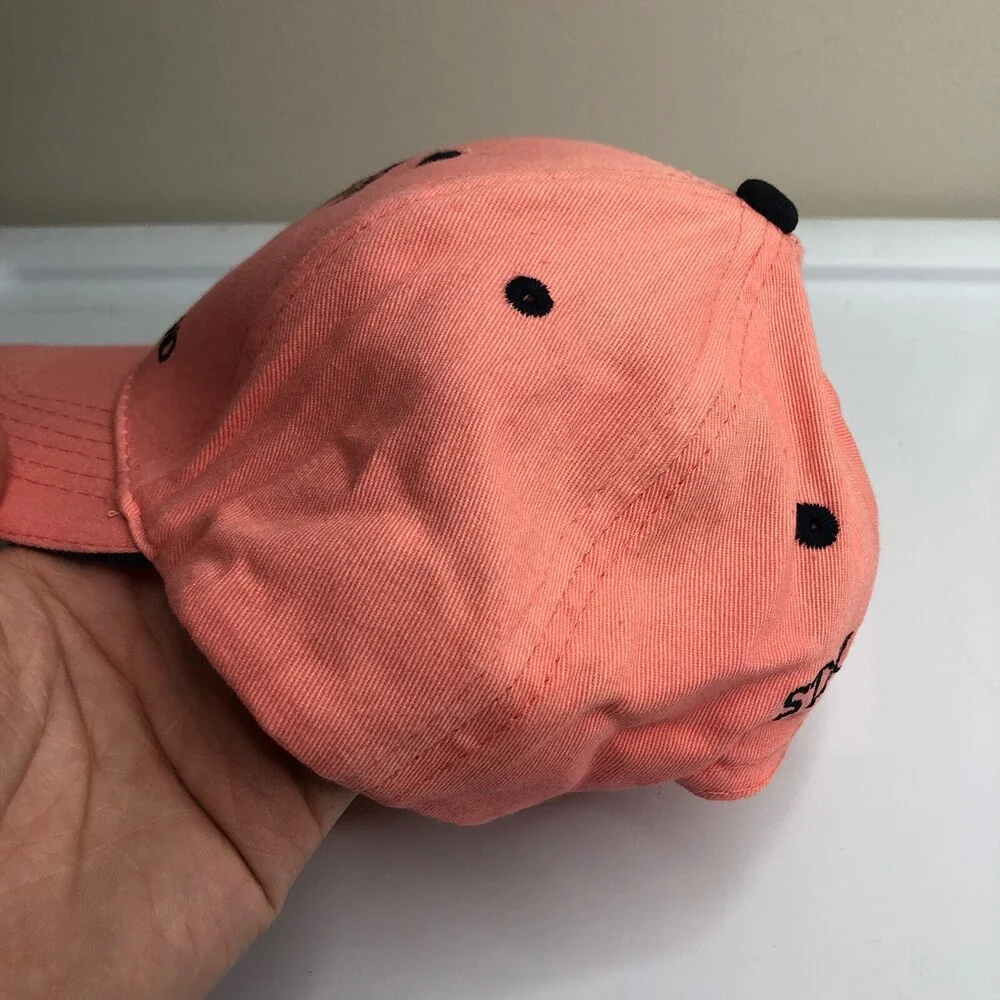 Florida Hat Women Pink Adjustable Strap Baseball Cap Island Palm Tree St Maarten